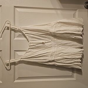 TORRID Eyelet Tie Front Sleeveless 2x White New with Tags